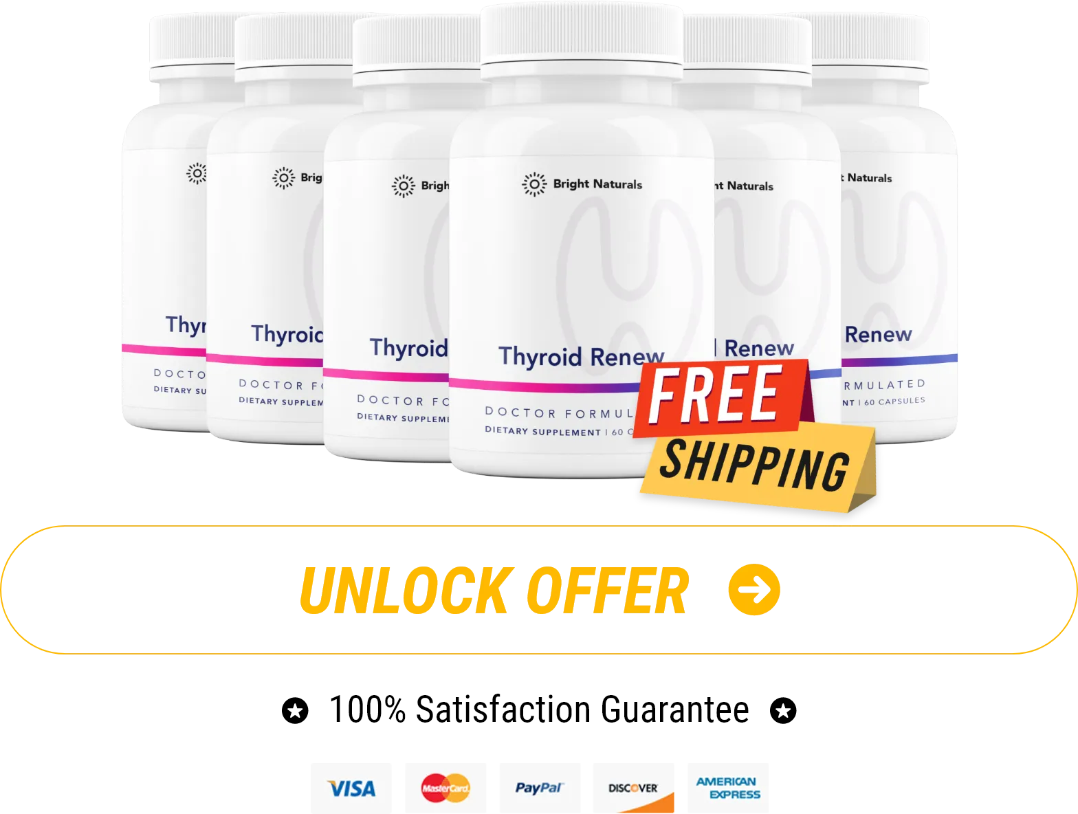 6 bottles of Thyroid Renew with free shipping — unlock offer