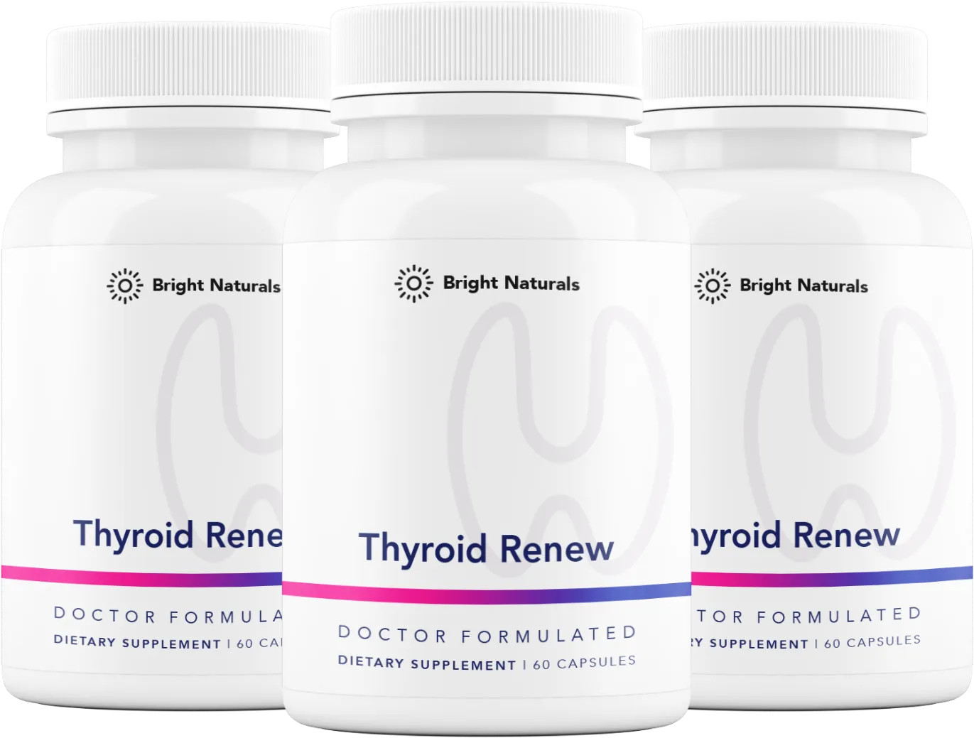 Thyroid Renew supplement bottle, 60 capsules
